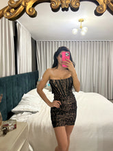 Load image into Gallery viewer, Mesh corset dress
