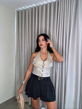Load image into Gallery viewer, Eyelet boho skort
