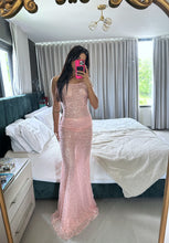 Load image into Gallery viewer, Sequin Mesh Pink gown
