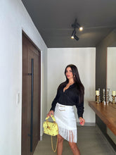 Load image into Gallery viewer, Marcera fringe skirt
