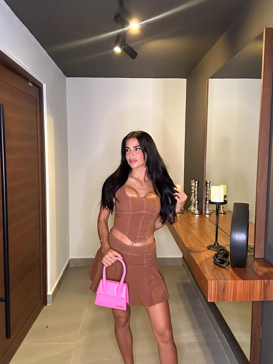 New limits skirt - brown