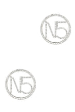 Load image into Gallery viewer, No. 5 Silver earrings
